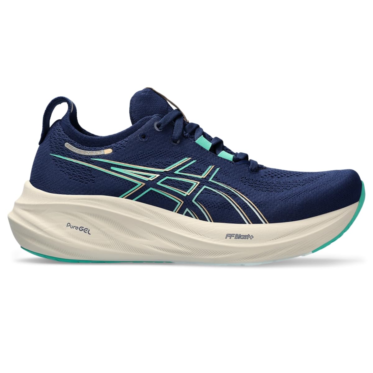 ASICS Women's Gel-Nimbus 26 Running Shoe + Comfort + Joggers + Marathon Training + Moisture Wicking + Size 8 US + Popula